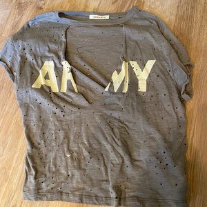Army Cutout Shirt